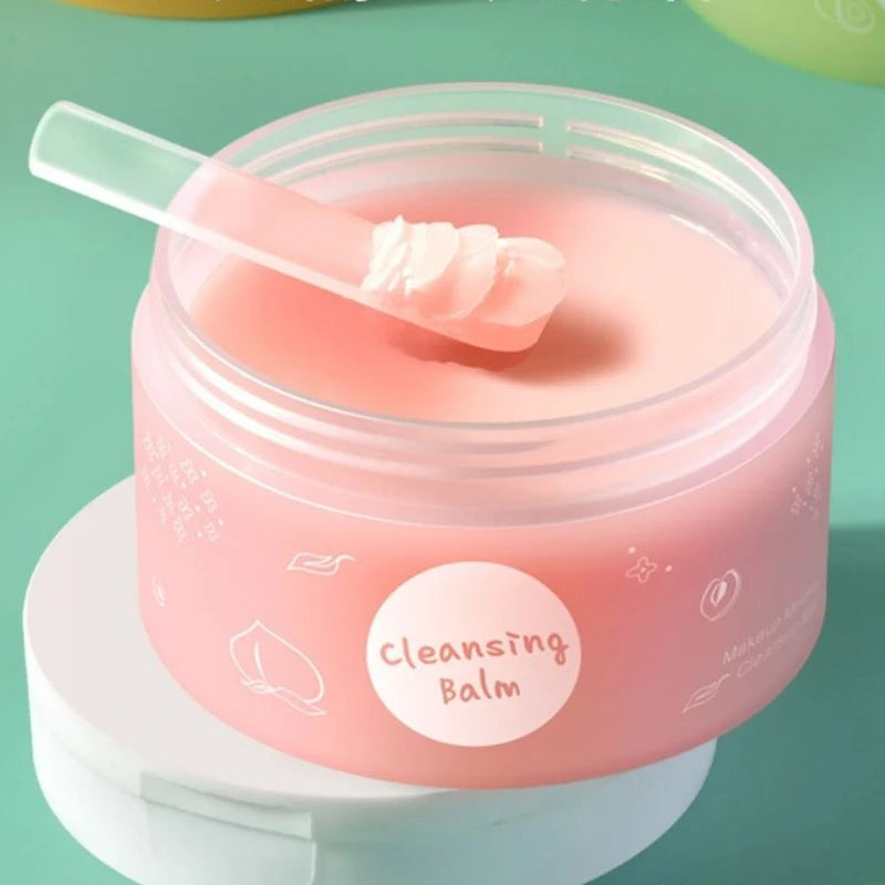 Peach Makeup Remover Balm: Gentle Cleansing